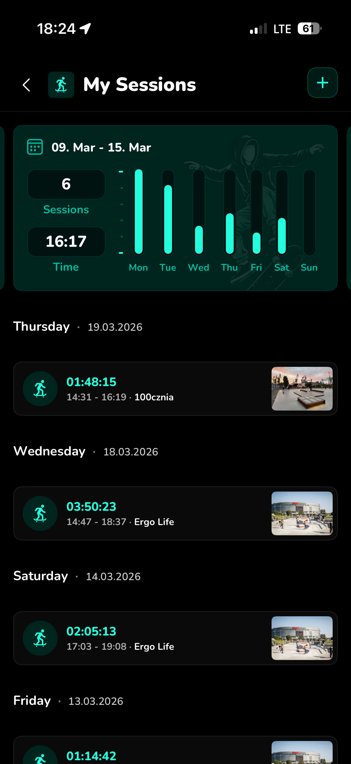 My Sessions